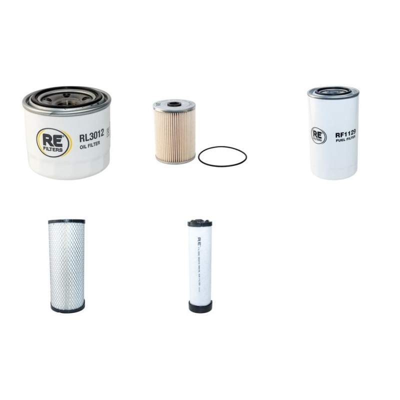 BOBCAT E 62 Filter Service Kit Air Oil Fuel Filters w/Yanmar 4TV94L Eng.   YR  2013-