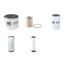 BOBCAT E 62 Filter Service Kit Air Oil Fuel Filters w/Yanmar 4TV94L Eng.   YR  2013-