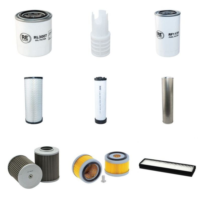 BOBCAT E 80 Filter Service Kit w/Yanmar 4TNV98 Eng.   YR  2013