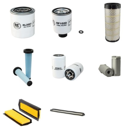 Filter Kit for Bobcat S100 with Kubota V1505-E28 Engine Year 2007-