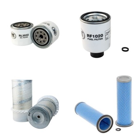 BOBCAT S 250  Filter Service Kit Air Oil Fuel Filters w/Kubota V 3300-T Eng. SN  11001-    5214