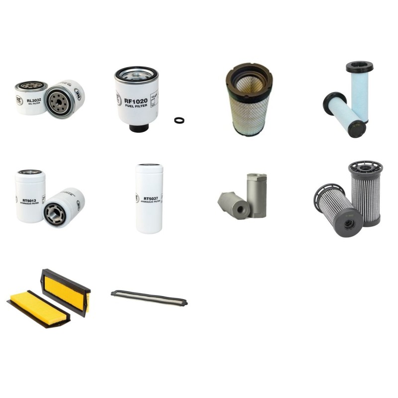 BOBCAT S 330 Tier3  Filter Service Kit w/Kubota  Eng. SN  11001- YR  2010-  A5HA/AAKM