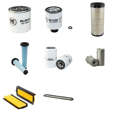 Filter Kit for Bobcat T110 with Kubota V2403-DI Engine Year 2009-