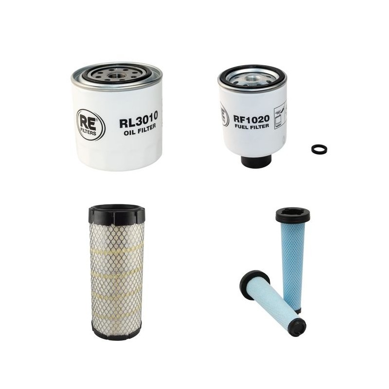 BOBCAT T 110 Filter Service Kit Air Oil Fuel Filters w/Kubota V 2403-DI Eng.   YR  2009-
