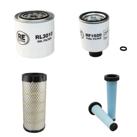 BOBCAT T 110 Filter Service Kit Air Oil Fuel Filters w/Kubota V 2403-DI Eng.   YR  2009-