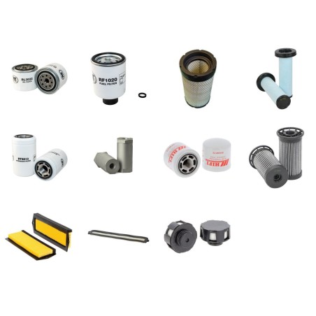 Filter Kit for Bobcat T180 Tier4 with Kubota V2607-DI-TE3B Engine Serial Number A3LL 11001-