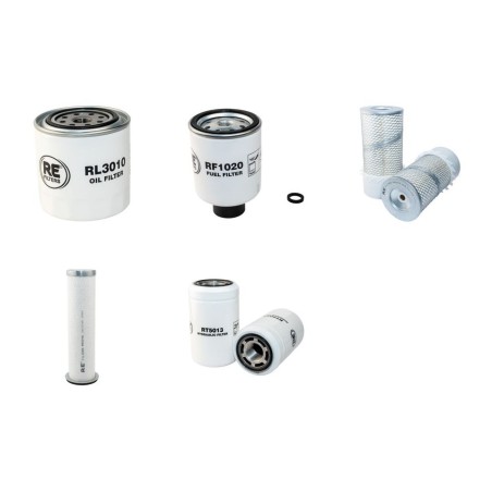 BOBCAT T 190H Filter Service Kit w/Kubota V 2403M-DI-TE2BBC1 Eng.