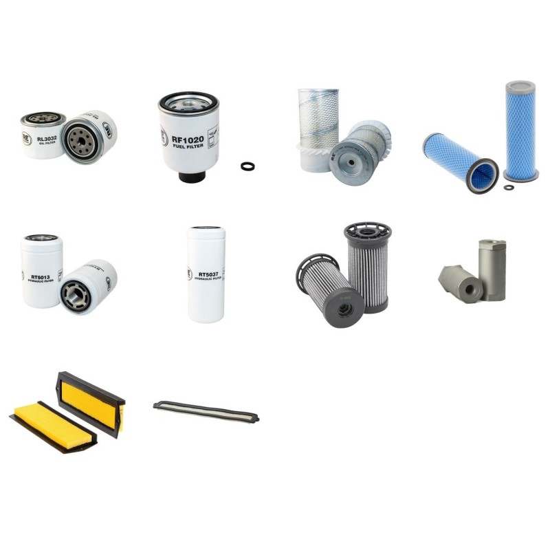 Filter Kit for Bobcat T250 with Kubota V3300 Engine