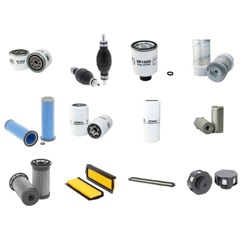 Filter Kit for Bobcat T300 with Kubota V3300 Engine Year 2003-