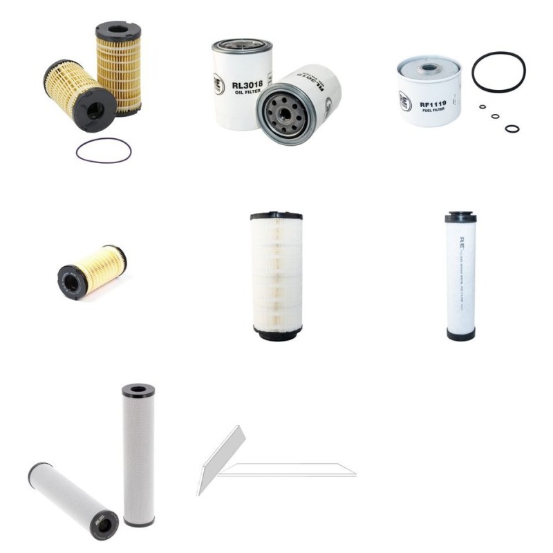 BOBCAT T 35120SL Filter Service Kit w/Perkins 1104C-44T Eng.