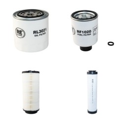 BOBCAT V417 Filter Service Kit Air Oil Fuel Filters w/Kubota