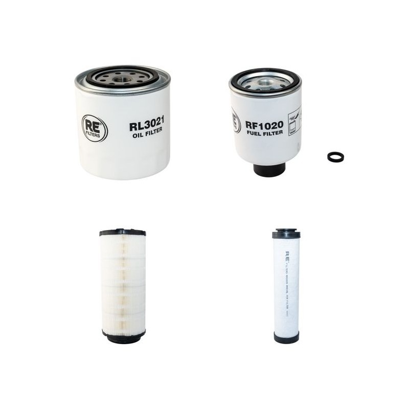 Filter Kit for Bobcat V417 Air Oil Fuel Filters with Kubota V3300DI-T Engine Serial Number A7MK 11001-
