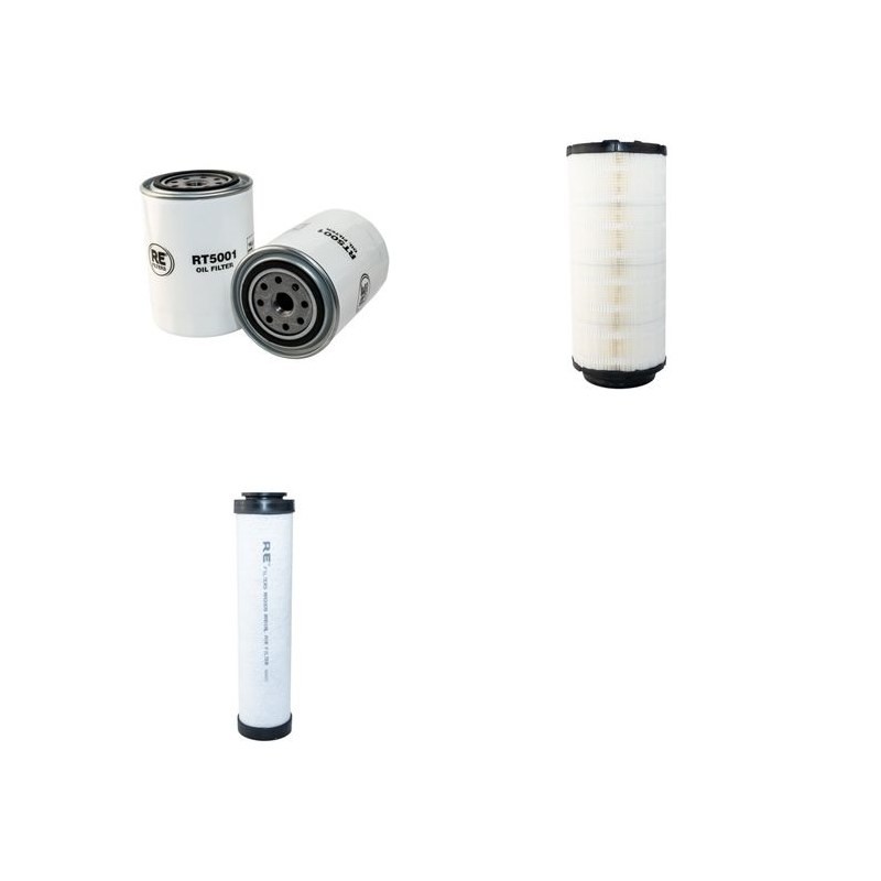 BOBCAT V 623 Filter Service Kit w/Perkins 1004-40T Eng. SN   3672 11001-