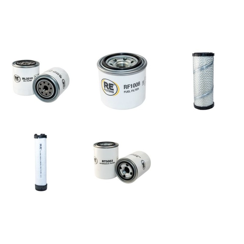 BOBCAT X 328  Filter Service Kit w/Kubota V 2203E Eng. SN   11000- YR  1998-