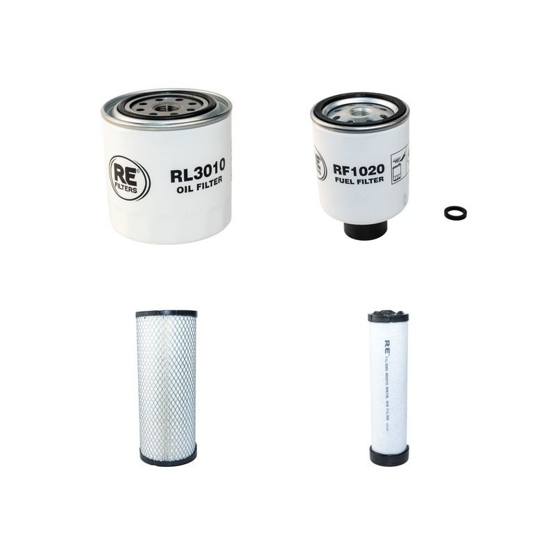 Filter Kit for Bobcat X334 Air Oil Fuel Filters with Kubota V1902 Engine