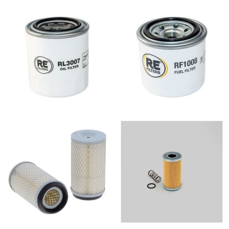 BOKI 2051 (E) Filter Service Kit w/Kubota D 1005-B Eng.