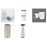 BOMAG BC 672 RB-2 Filter Service Kit Air Oil Fuel Filters w/Deutz TCD 2015 V06 Eng.