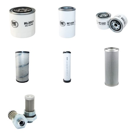 BOMAG BF 300 C/P  Filter Service Kit w/Kubota V 3307T Eng. SN   102000000001- YR  2011-