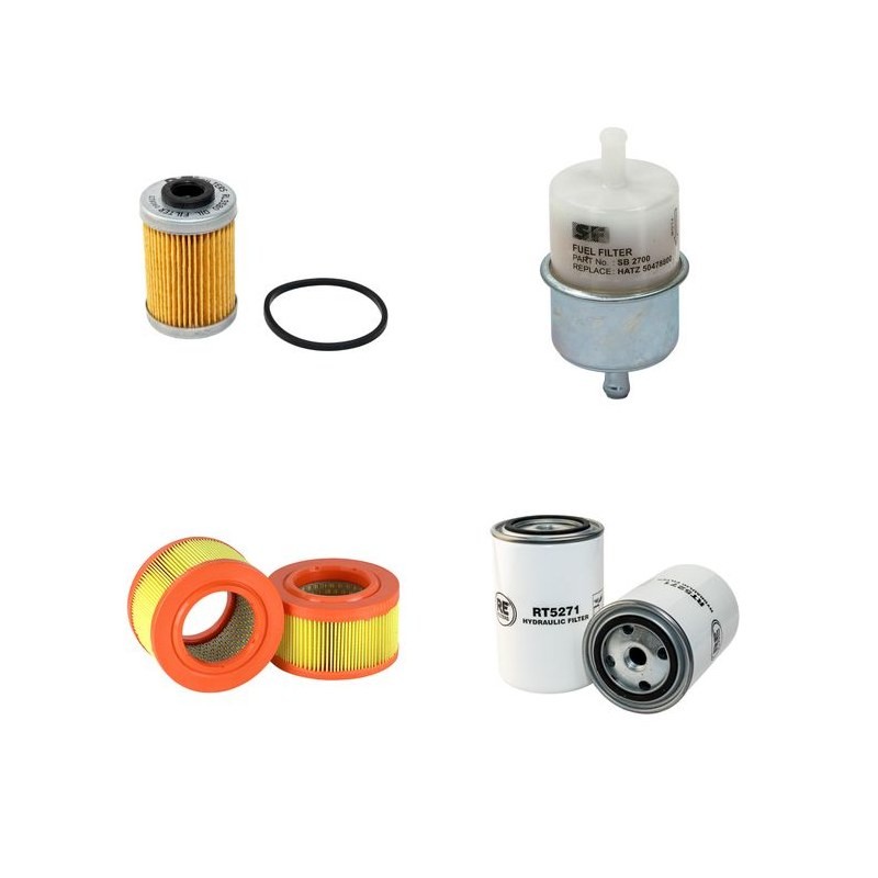 BOMAG BW 62 H Filter Service Kit w/Hatz 1D40S Eng.