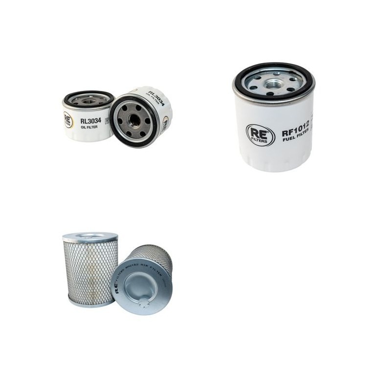 BOMAG BW 120 AC-2 Filter Service Kit Air Oil Fuel Filters w/Deutz F 2L1011 Eng.