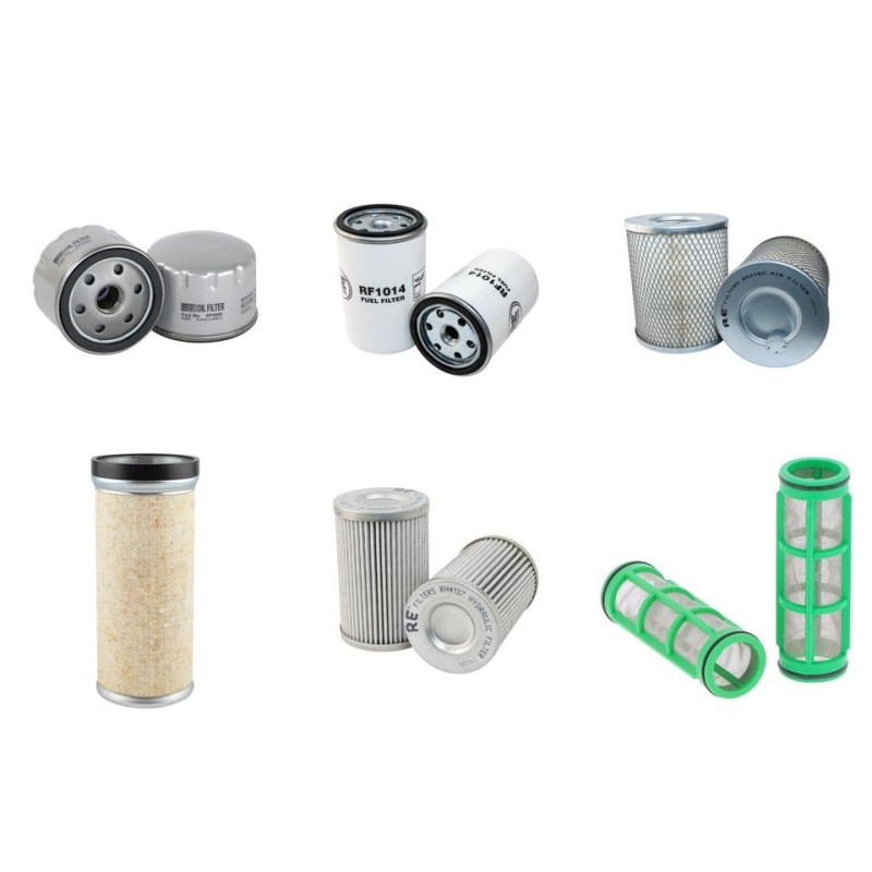 BOMAG BW 125 ADH Filter Service Kit w/Deutz F3L1011F Eng.