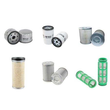 BOMAG BW 125 ADH Filter Service Kit w/Deutz F3L1011F Eng.