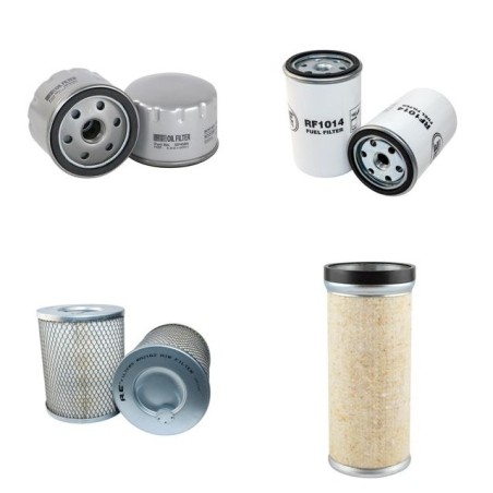 BOMAG BW 125 ADH Filter Service Kit Air Oil Fuel Filters w/Deutz F3L1011F Eng.