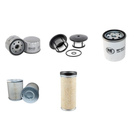 BOMAG BW 138 AD Filter Service Kit Air Oil Fuel Filters w/Deutz D 2011L3I Eng.