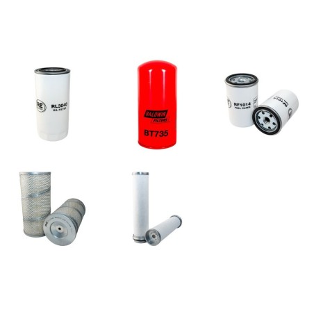 BOMAG BW 141-66AD Filter Service Kit with Deutz F4L912 Eng