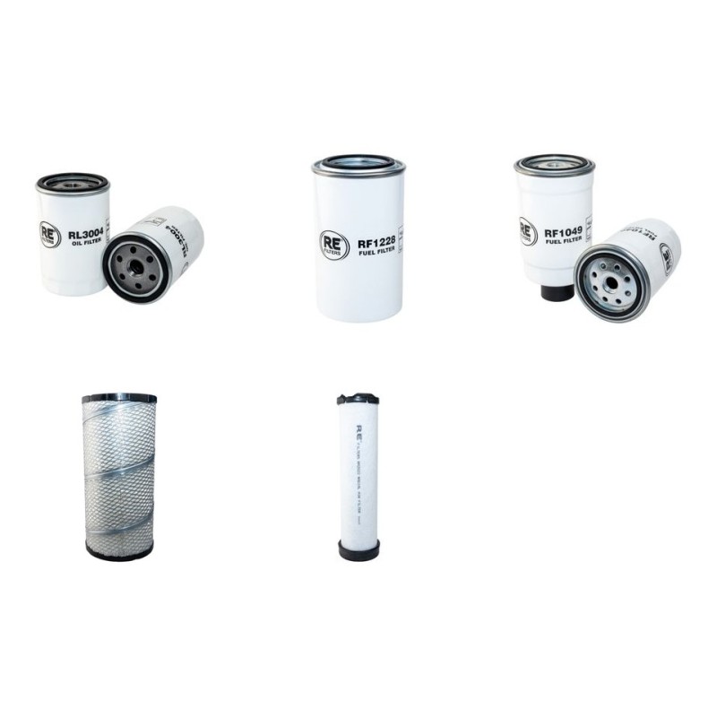 BOMAG BW 141-AD4 Filter Service Kit Air Oil Fuel Filters w/Deutz BF 4M2011 Eng.   YR  2006-