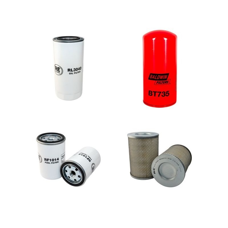 BOMAG BW 142 (D/PD) Filter Service Kit w/Deutz F3L912 Eng.
