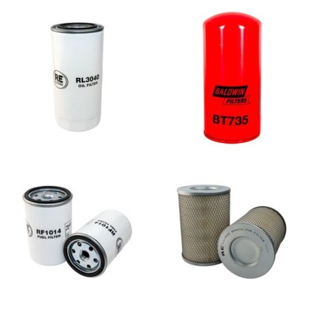 BOMAG BW 142 (D/PD) Filter Service Kit w/Deutz F3L912 Eng.