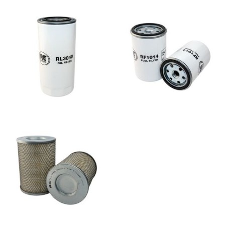 BOMAG BW 142 (D/PD) Filter Service Kit Air Oil Fuel Filters w/Deutz F3L912 Eng.