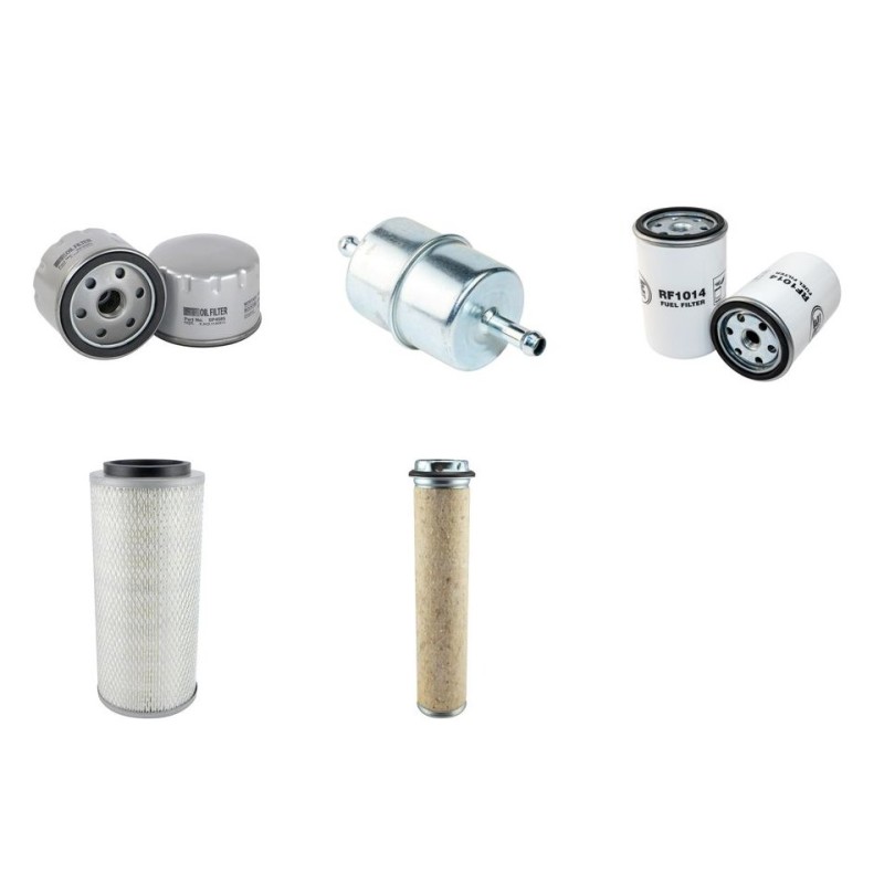 BOMAG BW 151 AD-2 (Vario) Filter Service Kit Air Oil Fuel Filters w/Deutz BF 4L1011F Eng.