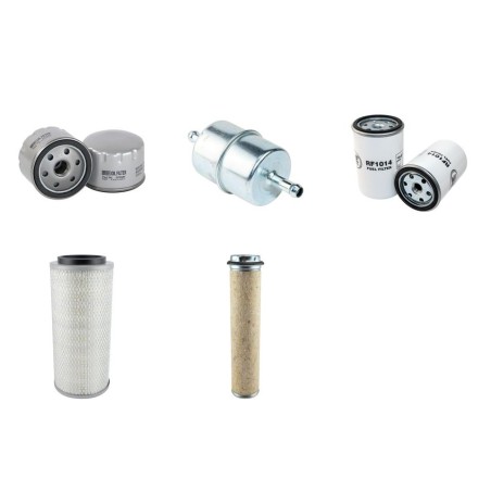 BOMAG BW 151 AD-2 (Vario) Filter Service Kit Air Oil Fuel Filters w/Deutz BF 4L1011F Eng.