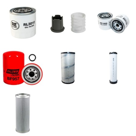 BOMAG BW 151 AD-5 Filter Service Kit w/Kubota V3307CRT.EU4 Eng.