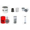 BOMAG BW 151 AD-5 Filter Service Kit Air Oil Fuel Filters w/Kubota V3307CRT.EU4 Eng.