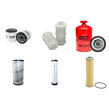 BOMAG BW 170 AD-AM Filter Service Kit w/Cummins 4B3.3-C Eng.