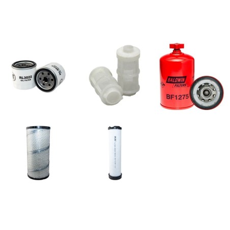 BOMAG BW 170 AD-AM Filter Service Kit Air Oil Fuel Filters w/Cummins 4B3.3-C Eng.