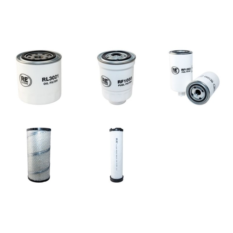 BOMAG BW 174 AP-AM Filter Service Kit Air Oil Fuel Filters w/Kubota V 3800 DI-T Eng.