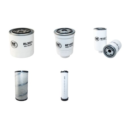 BOMAG BW 174 AP-AM Filter Service Kit Air Oil Fuel Filters w/Kubota V 3800 DI-T Eng.