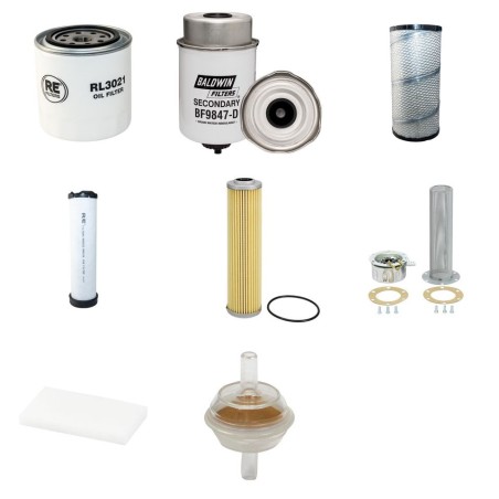 BOMAG BW 174 AP-4 (AM)  Filter Service Kit w/Kubota V 3800 DI-T Eng. SN  S/N1010000000 YR  01-