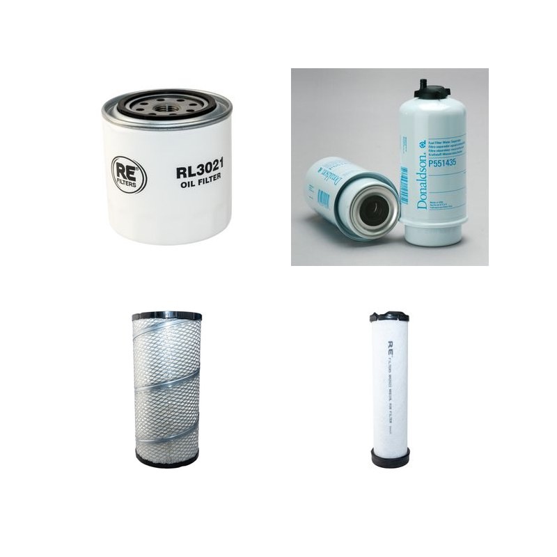 BOMAG BW 174 AP-4i Filter Service Kit Air Oil Fuel Filters w/Kubota V 3800 CR-T Eng.