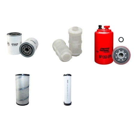BOMAG BW 184 AD-2 Filter Service Kit Air Oil Fuel Filters w/Cummins QSB 4.5-C110 Eng.