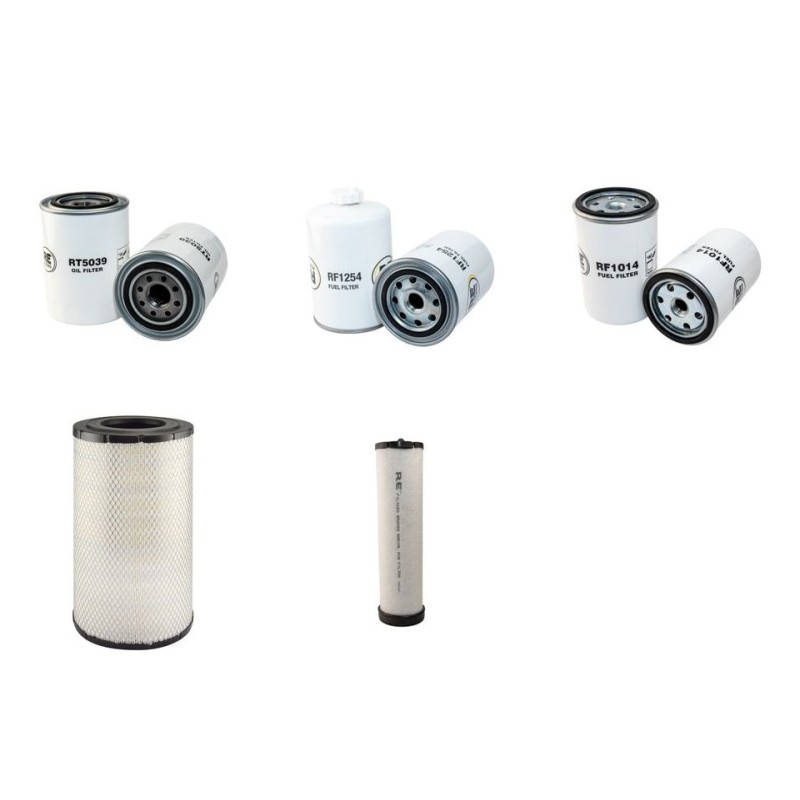 Filter kit for Case MX 80 Air Oil Fuel Filters with Cummins 4TA3.9 Engine