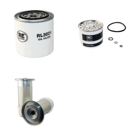 CAMUC X 4 TURBO Filter Service Kit Air Oil Fuel Filters w/MOTORI VM Eng.