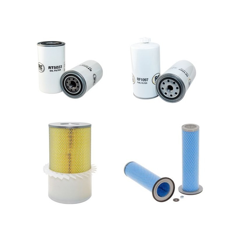 CARMIX 5.5 XL Filter Service Kit Air Oil Fuel Filters w/Cummins B5.9TAA Eng.