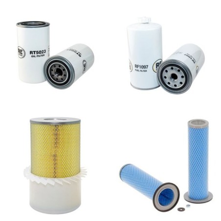 CARMIX 5.5 XL Filter Service Kit Air Oil Fuel Filters w/Cummins B5.9TAA Eng.