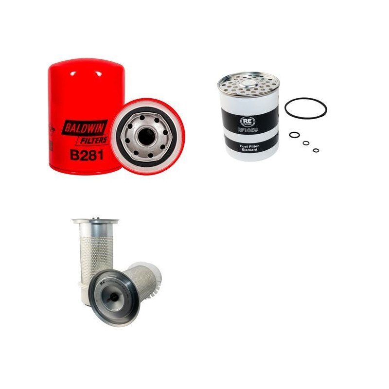 CASAGRANDE C 8 Filter Service Kit Air Oil Fuel Filters w/VM Eng.