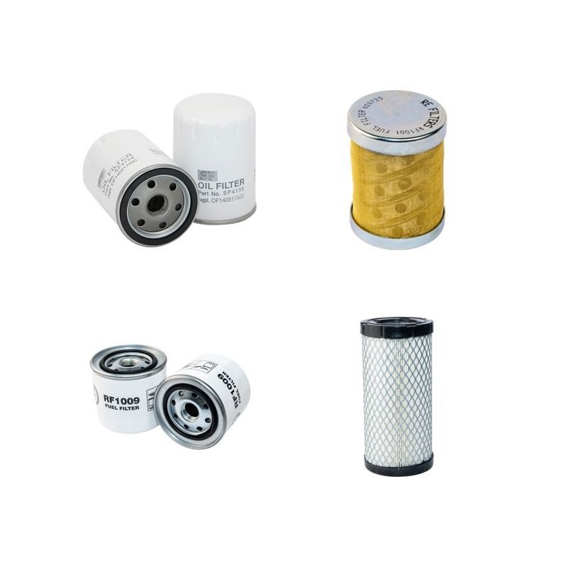 CASE 15 Filter Service Kit Air Oil Fuel Filters w/Perkins 103-10 Eng.